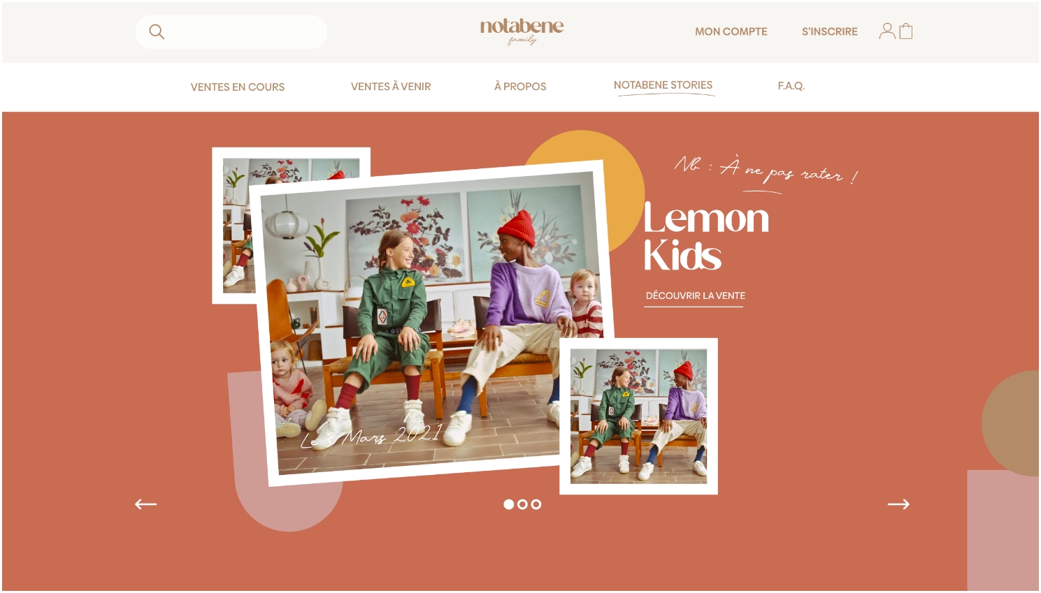 Accueil site Notabene Family